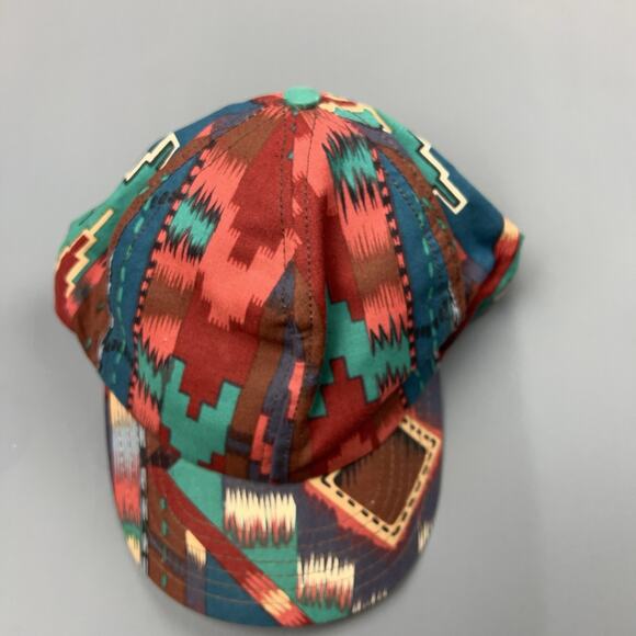 Rare Vintage P Brand South Western Navajo Pattern Snapback Hat USA Dad Cap 90s - Picture 7 of 7